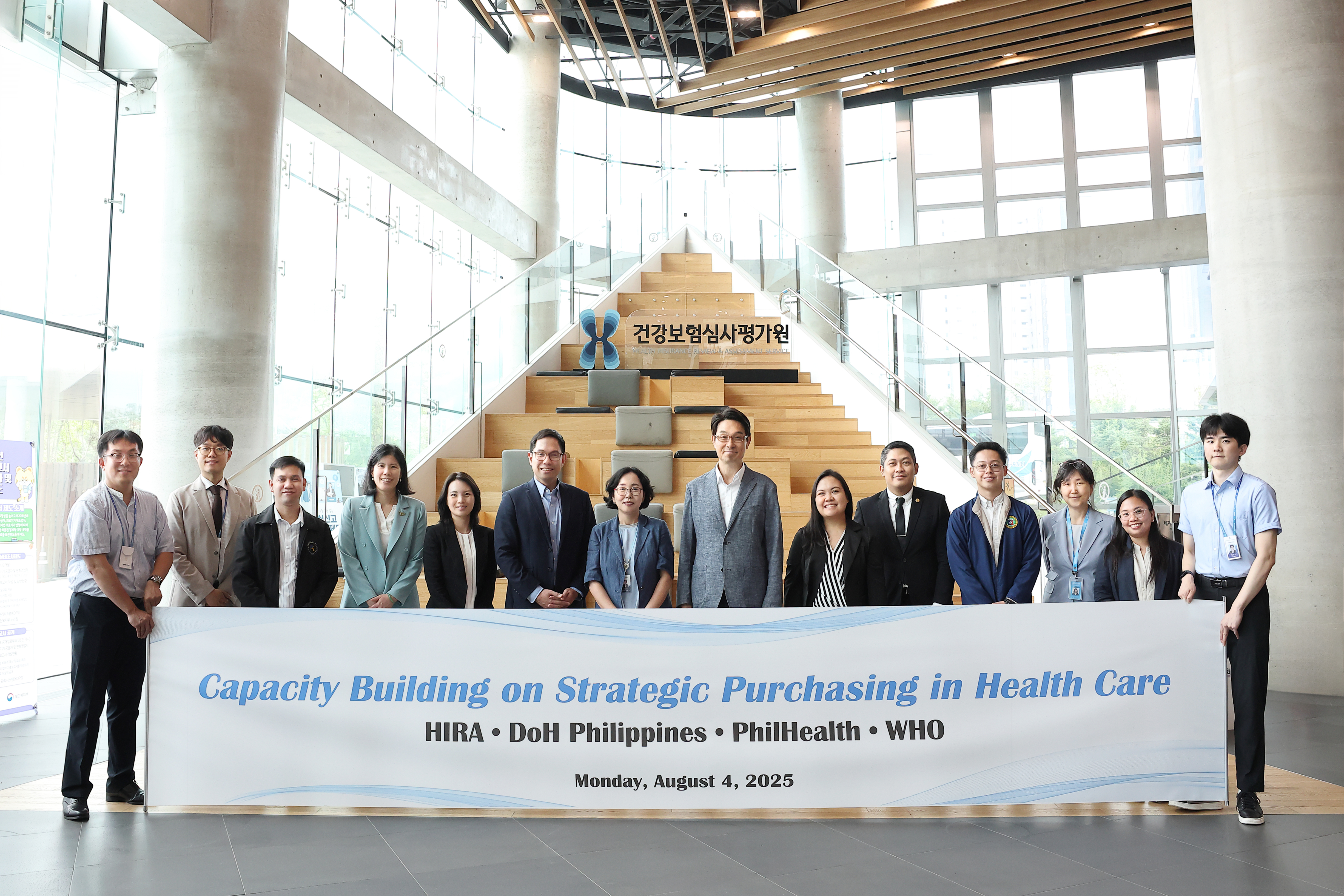 Delegation from Department of Health of Philippines, Philippine Health Insurance Corporation(PhilHealth) and WHO (Aug 4, 2025)