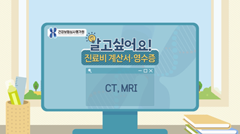 진료비영수증 개별동영상 - CT편