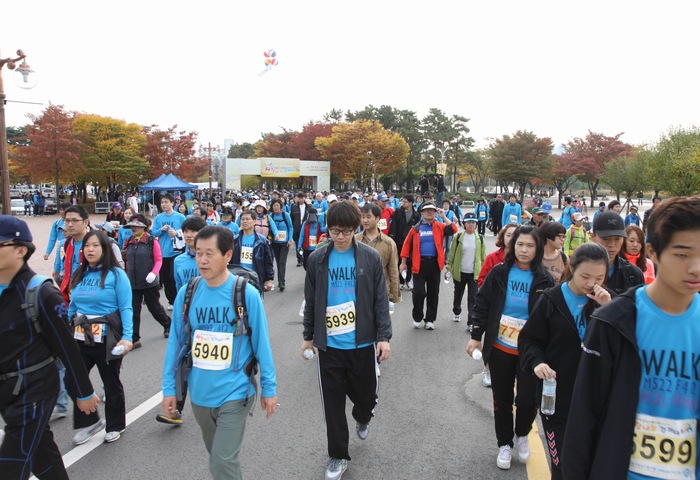 심사평가원 걷기대회 사진