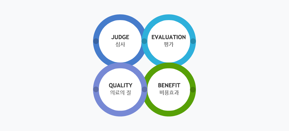 심사, 평가, 비용효과, 의료의 질